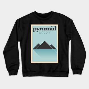 Egypt Poster Design Crewneck Sweatshirt